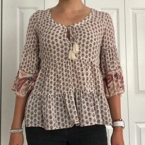 Patterned American Eagle Blouse